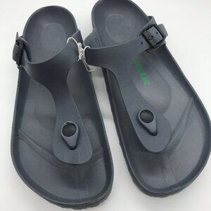 SAGUARO Men's Women's Comfort Buckle Flip Flop Sandals Lightweight  EVA Size 42